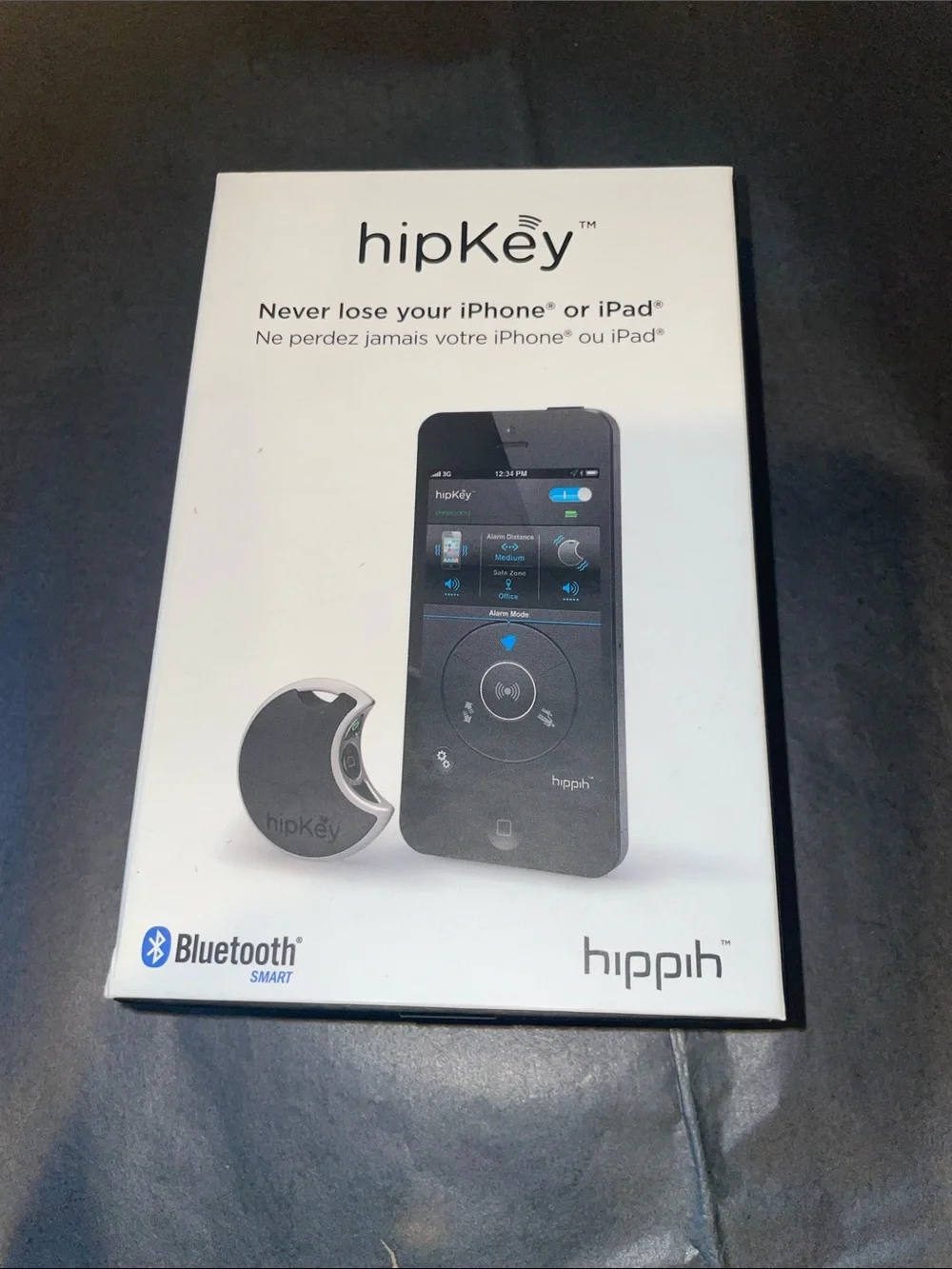 hipKey Bluetooth Device Tracker - Black